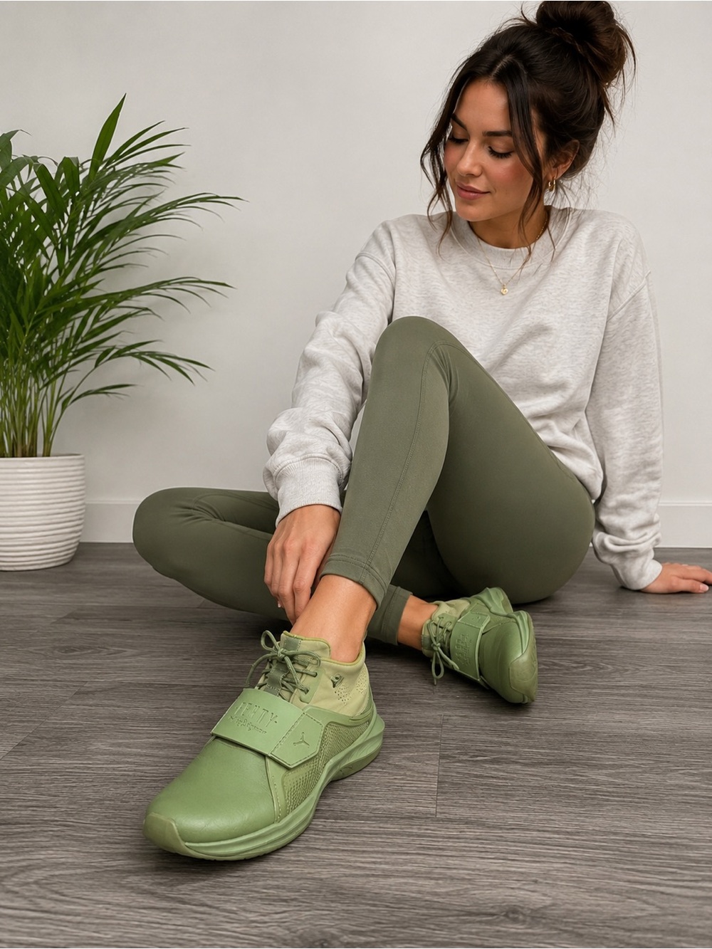 Puma Fenty Rihanna Trainer Hi Green Sneakers Women’s 6